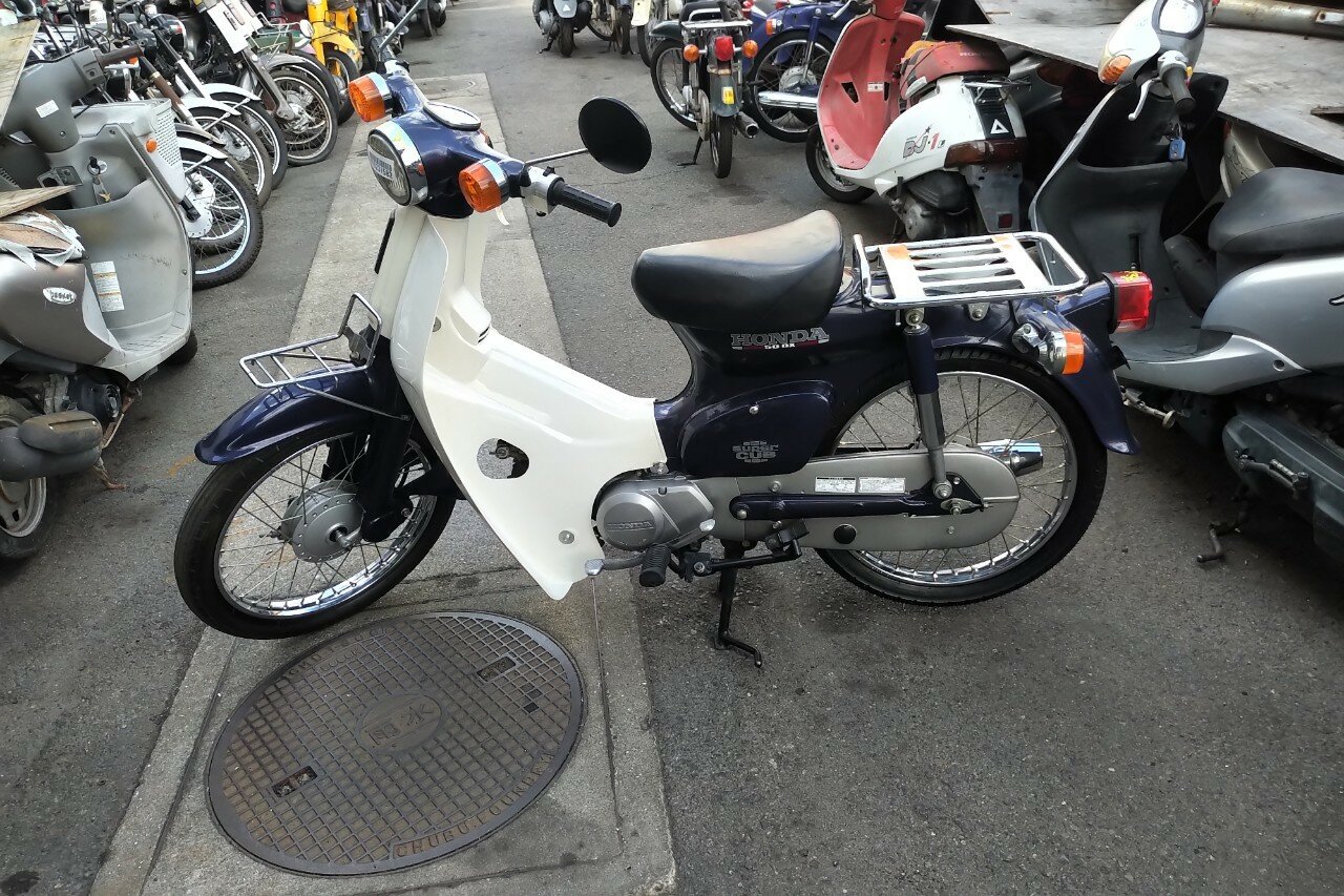 VENDU! Honda C50 NT Japonais, Bleu, 6207 km