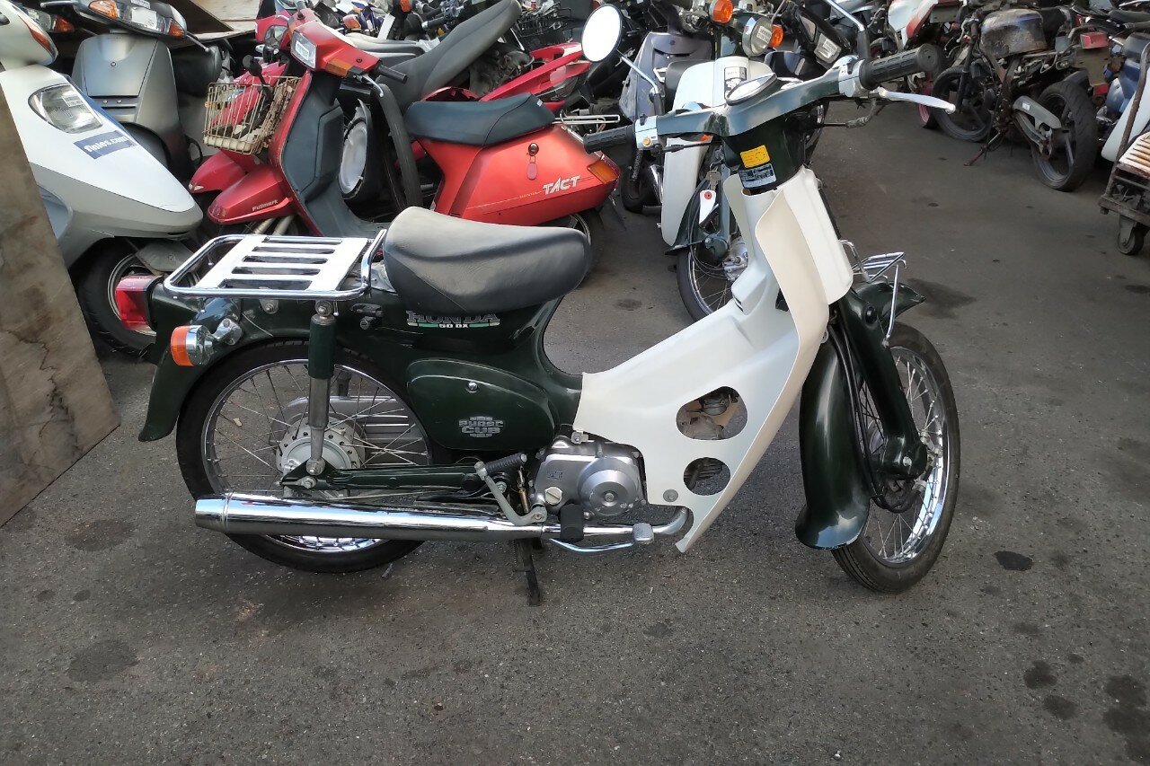 VENDU! Honda C50 NT, Japonais, Vert, 7558 km