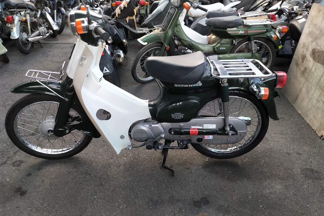 VENDU! Honda C50 NT, Japonais, Vert, 7558 km
