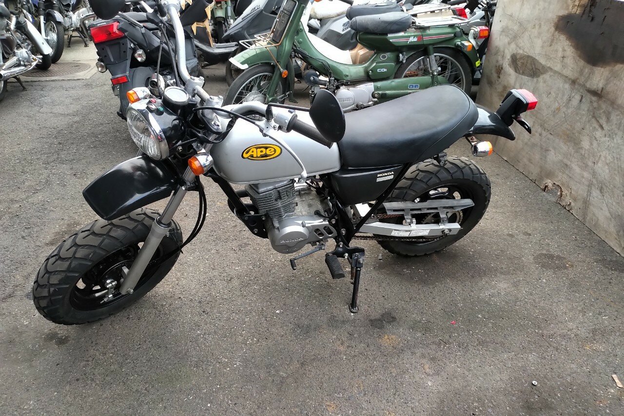 VENDU! Honda Ape 50, Japonais, Argent, 6218 km