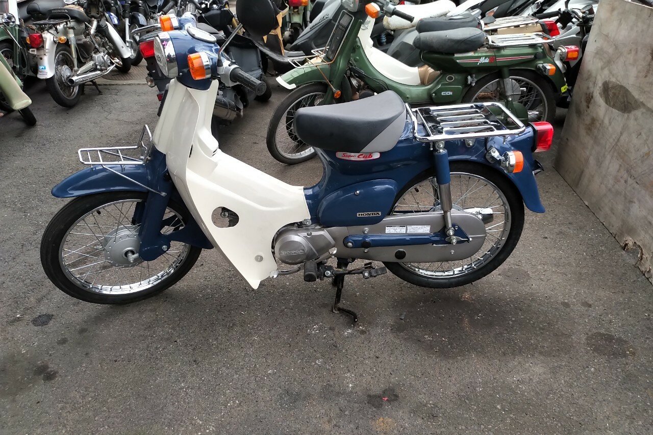 VENDU! Honda C50 NT Japonais, Bleu, 1077 km