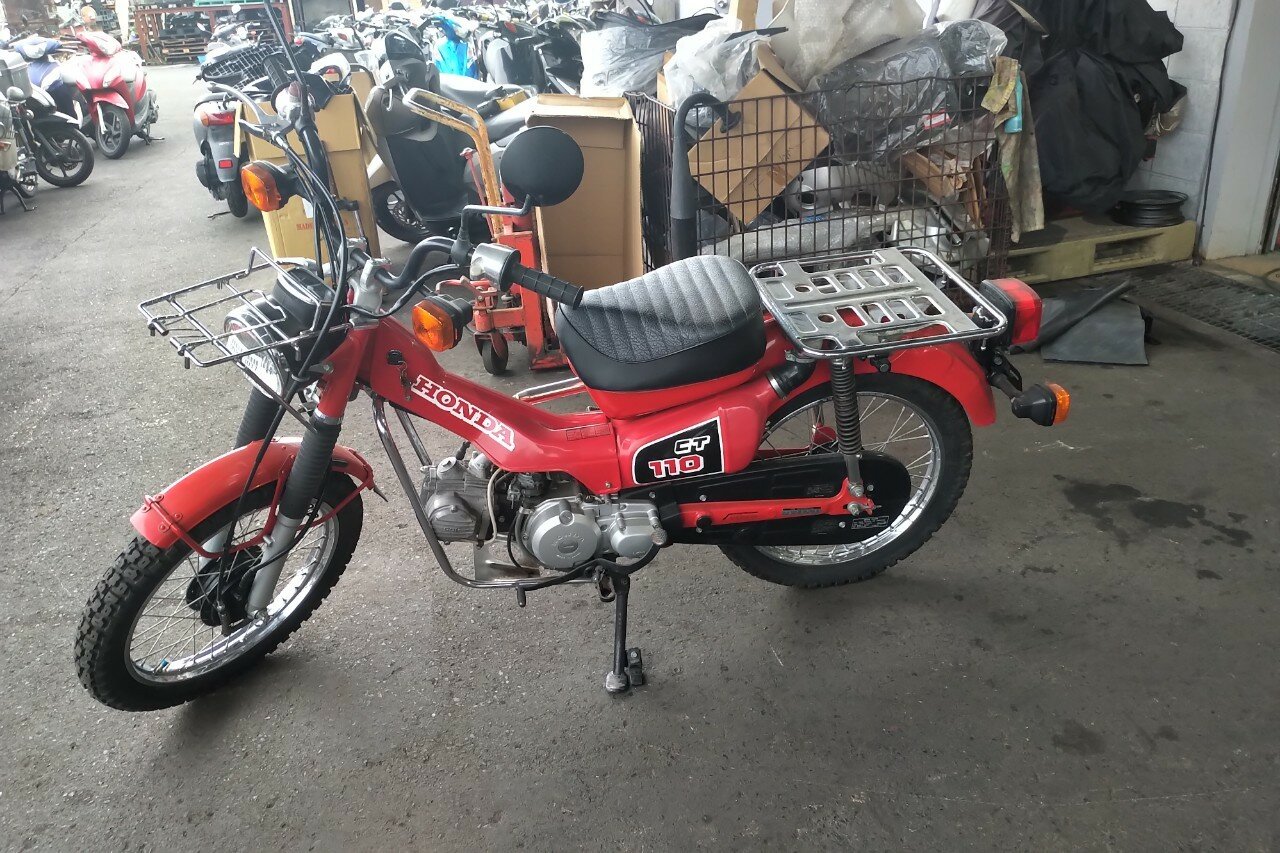 VENDU: Honda CT110, Japonais, Rouge, 1972 km