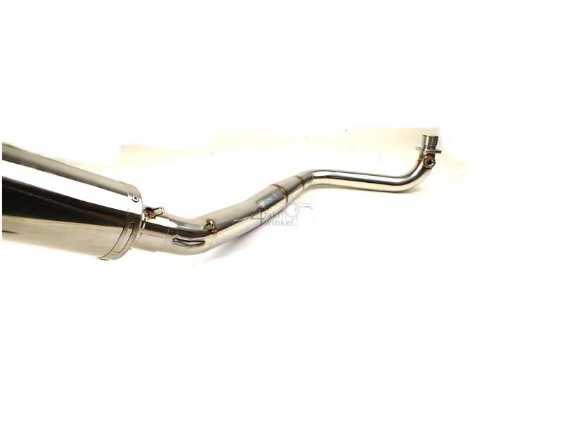Pot d&#039;&eacute;chappement sportif, dessous, simple, Kepspeed, acier inoxydable, GP-1, euro 4