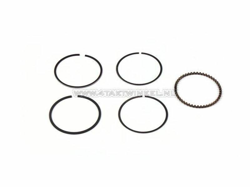 Segments de piston 50cc GK4, 39.50 2&egrave;me surdimensionn&eacute;, d&#039;origine Honda
