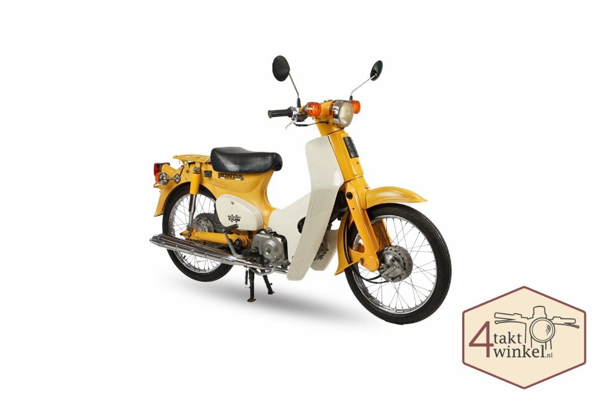 VENDU ! Honda C50 NT Japonais, Jaune, 4358 km,  Immatriculation n&eacute;erlandaise