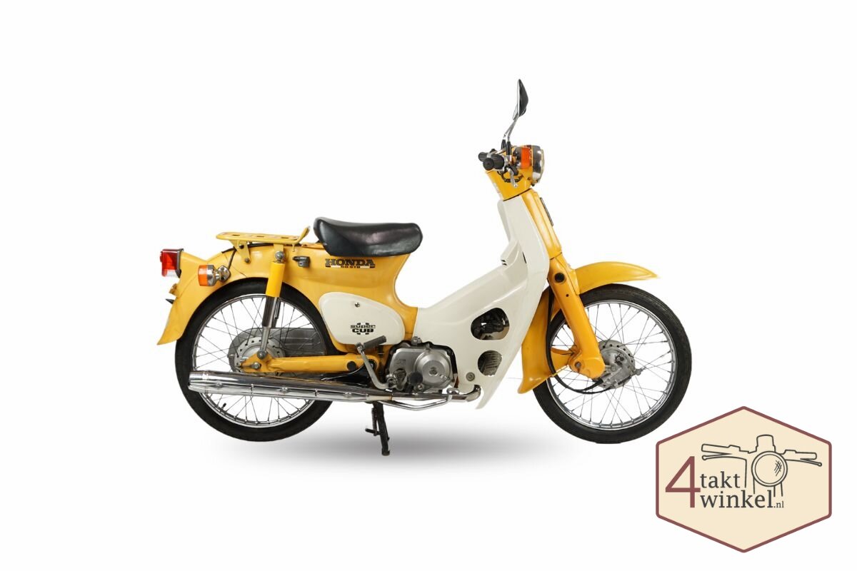 VENDU ! Honda C50 NT Japonais, Jaune, 4358 km,  Immatriculation n&eacute;erlandaise