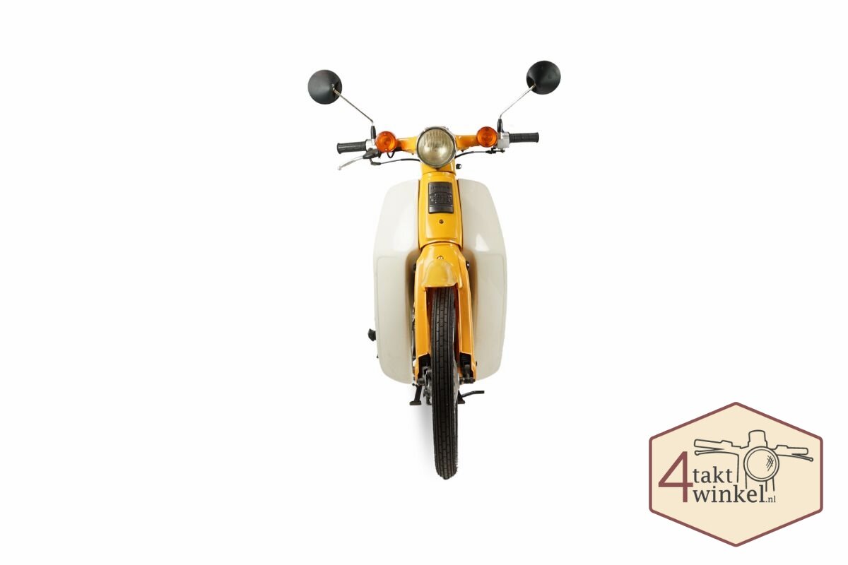 VENDU ! Honda C50 NT Japonais, Jaune, 4358 km,  Immatriculation n&eacute;erlandaise