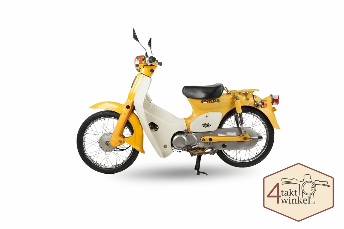 VENDU ! Honda C50 NT Japonais, Jaune, 4358 km,  Immatriculation n&eacute;erlandaise