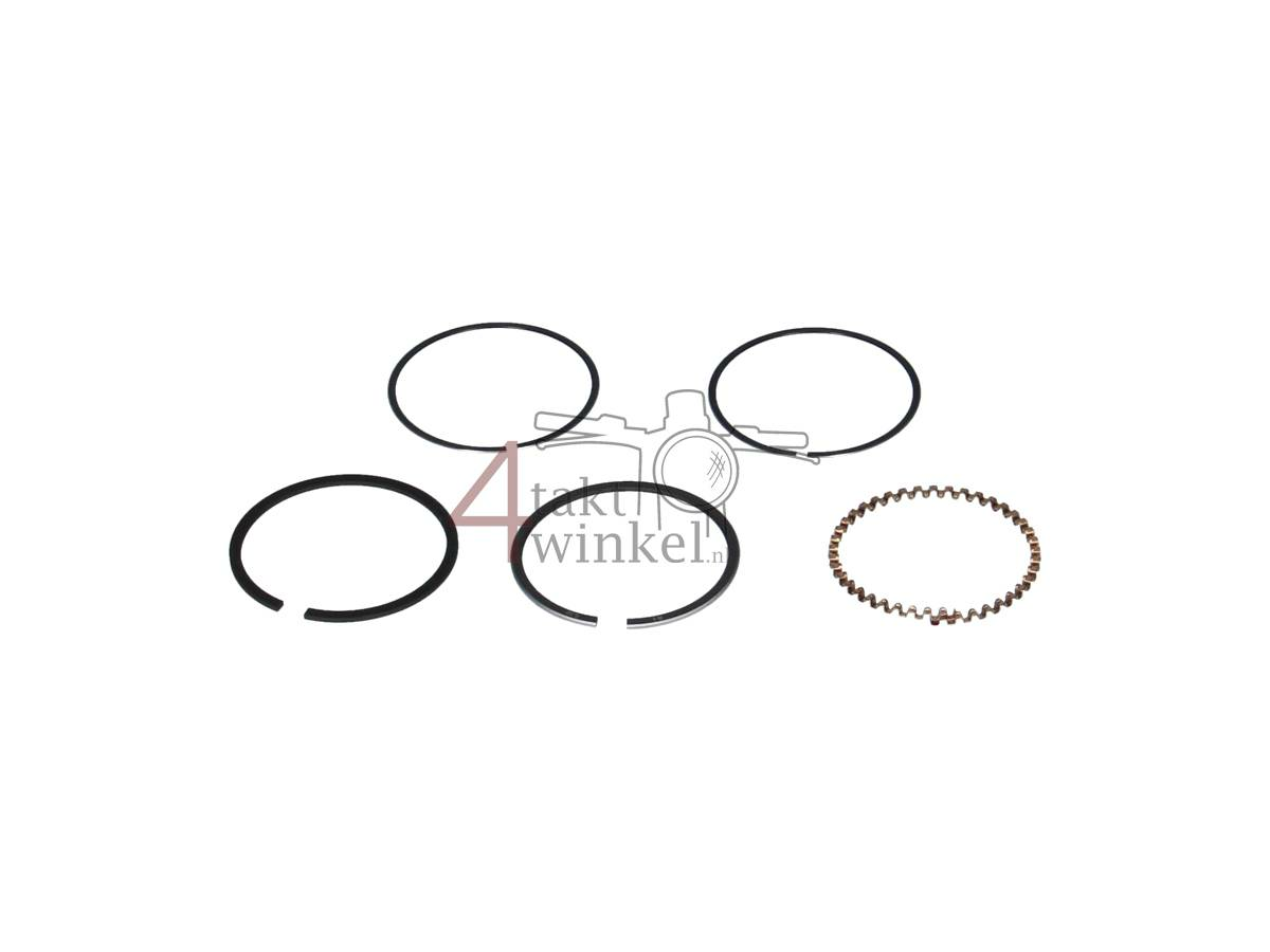 Segments de piston CB50, Novio, Amigo, PC50, 50cc 42.50mm 2&egrave;me surdimensionn&eacute;