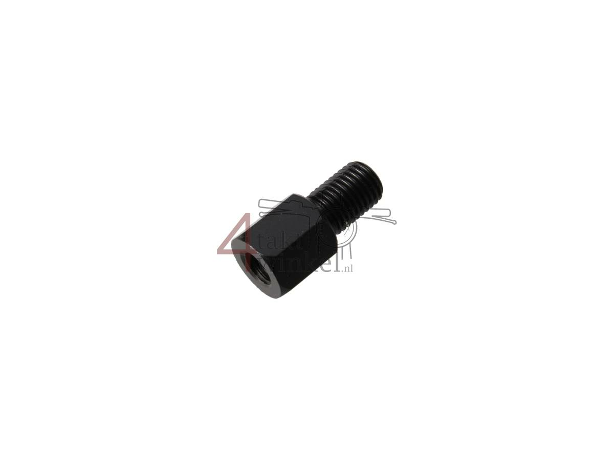 Adaptateur pour miroir, filetage &agrave; droite m10, pour miroir avec filetage &agrave; droite m8