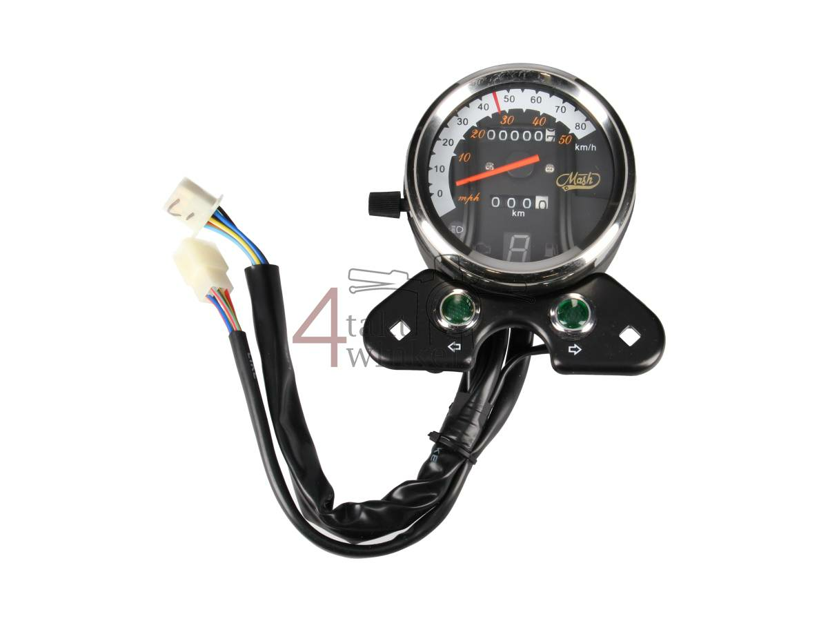 SPEEDOMETER ASSY, 80KM/H, Euro5, OEM Mash part