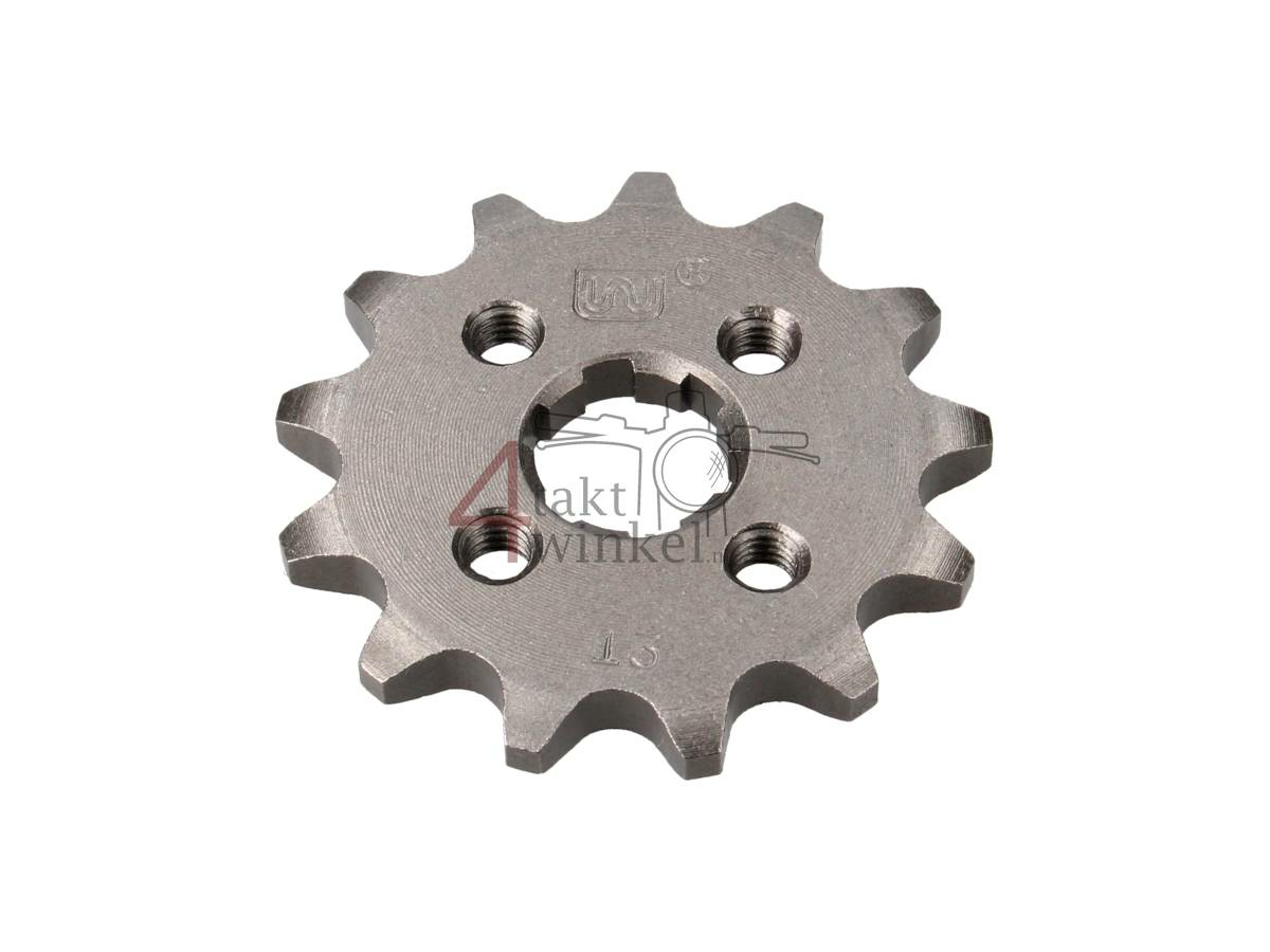 Pignon avant, cha&icirc;ne 420, axe 17mm, 13, convient pour SS50, C50, Dax