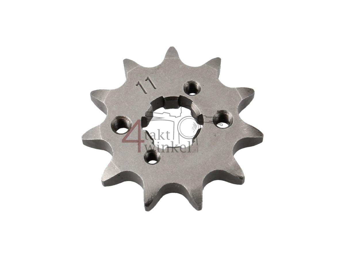 Pignon avant, cha&icirc;ne 428, axe 17mm, 11, trous m3, convient pour Mash, AGM, Hanway