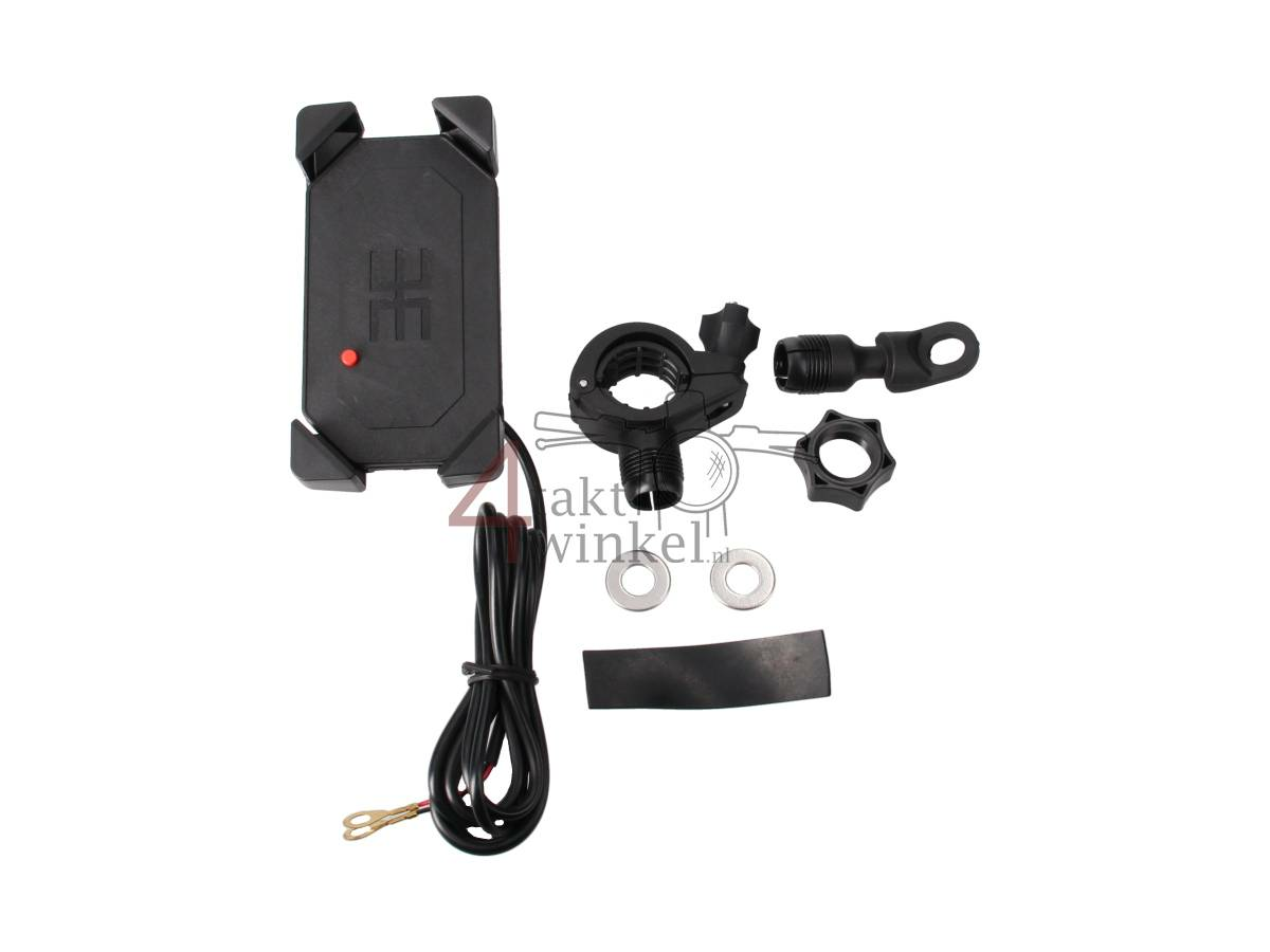 Chargeur USB, support de t&eacute;l&eacute;phone, pour cyclomoteur 12 volts, type 2