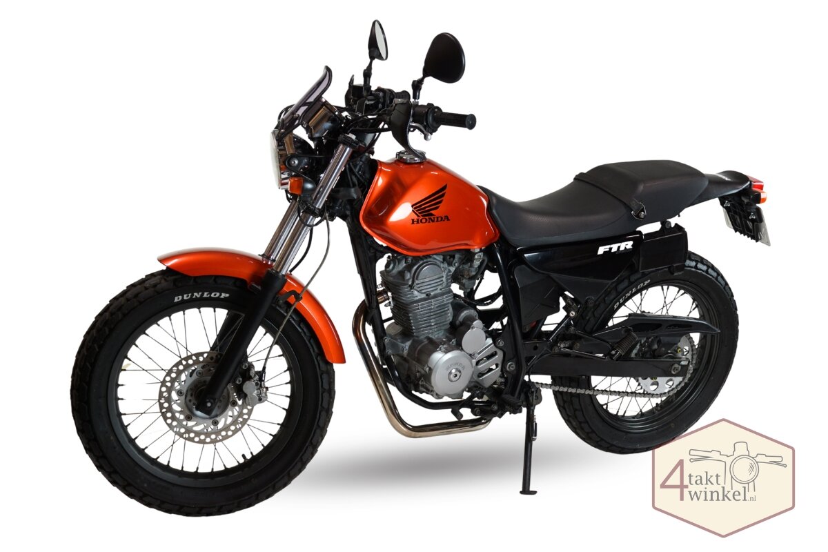 Honda FTR 223, Japonais, Orange, 4374 km