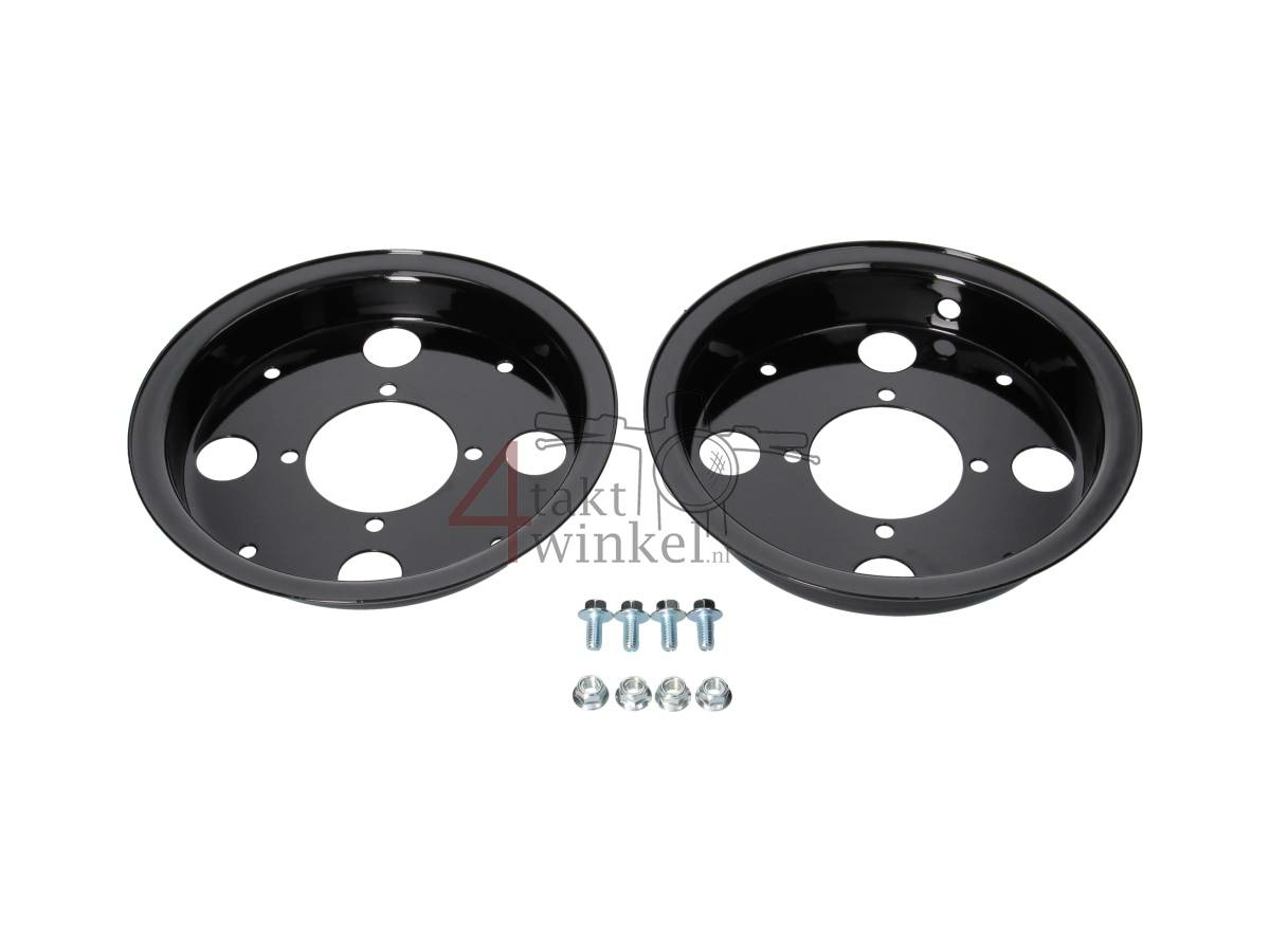 Jante Monkey 8&quot;, 4 trous, standard, 2,50, noir