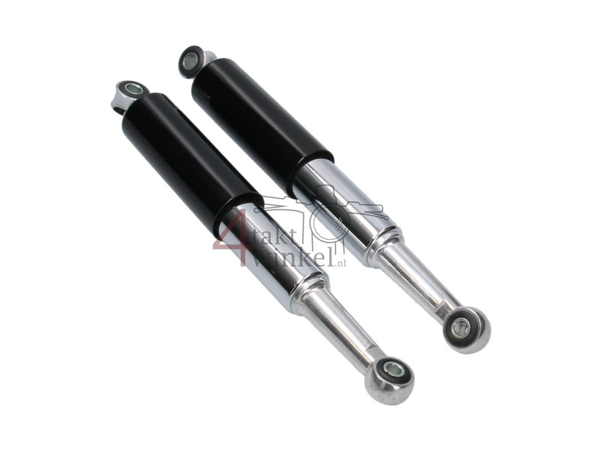 Jeu d&#039;amortisseurs 325mm chrome noir C50 long produit de 2&egrave;me chance