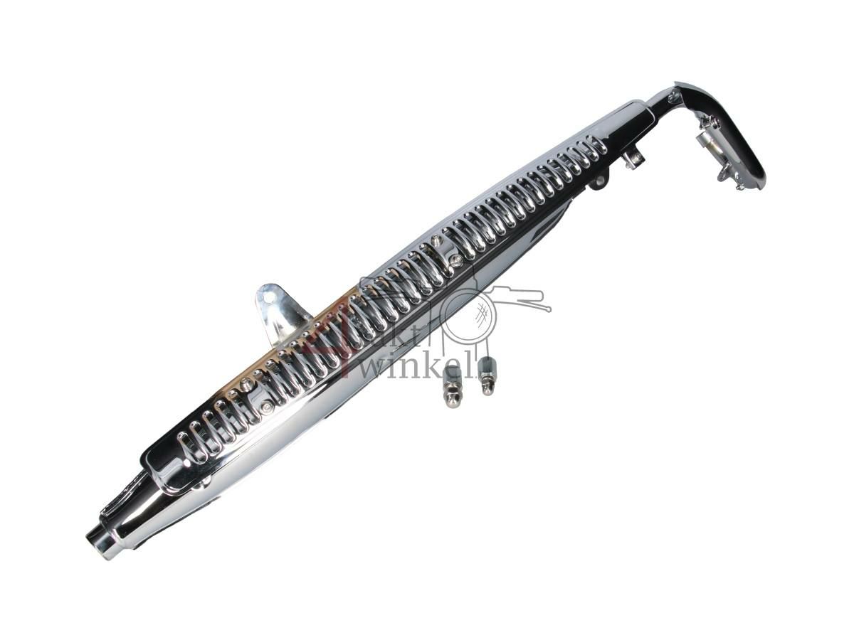 Pot d&#039;&eacute;chappement standard, chrome, convient pour CT50, CT70 Trial, (ST50 Dax)