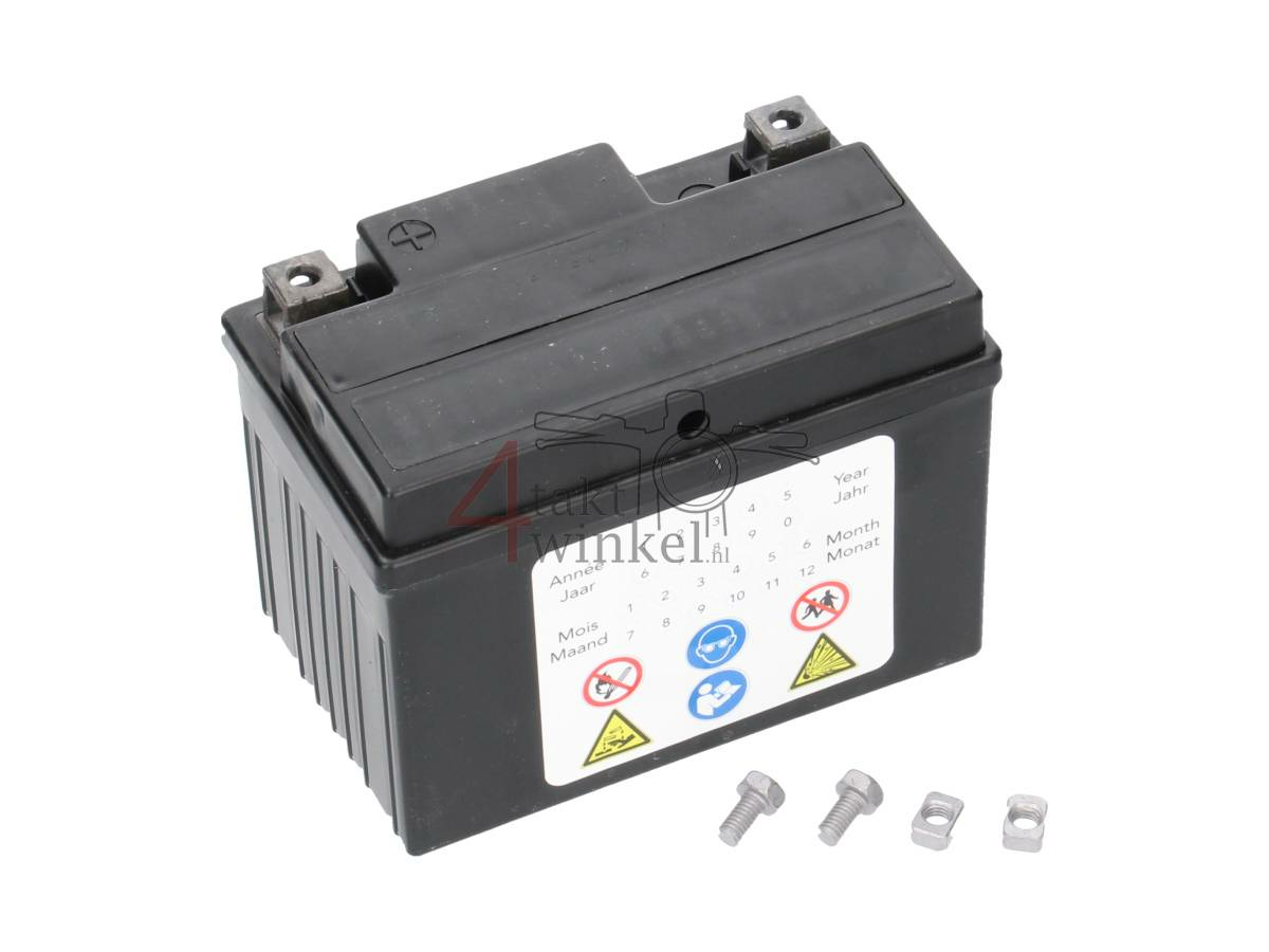 Batterie 12 volts 5 amp&egrave;res Landport, SLA12-4.&nbsp;Taille = 4 amp&egrave;res CTX 4L-BS