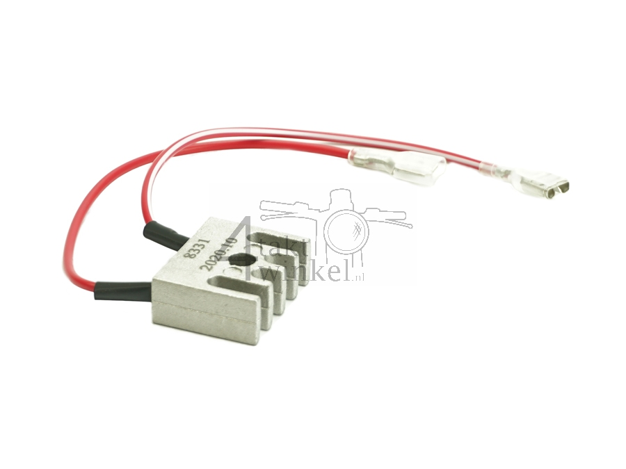 Redresseur de courant, avec des fils