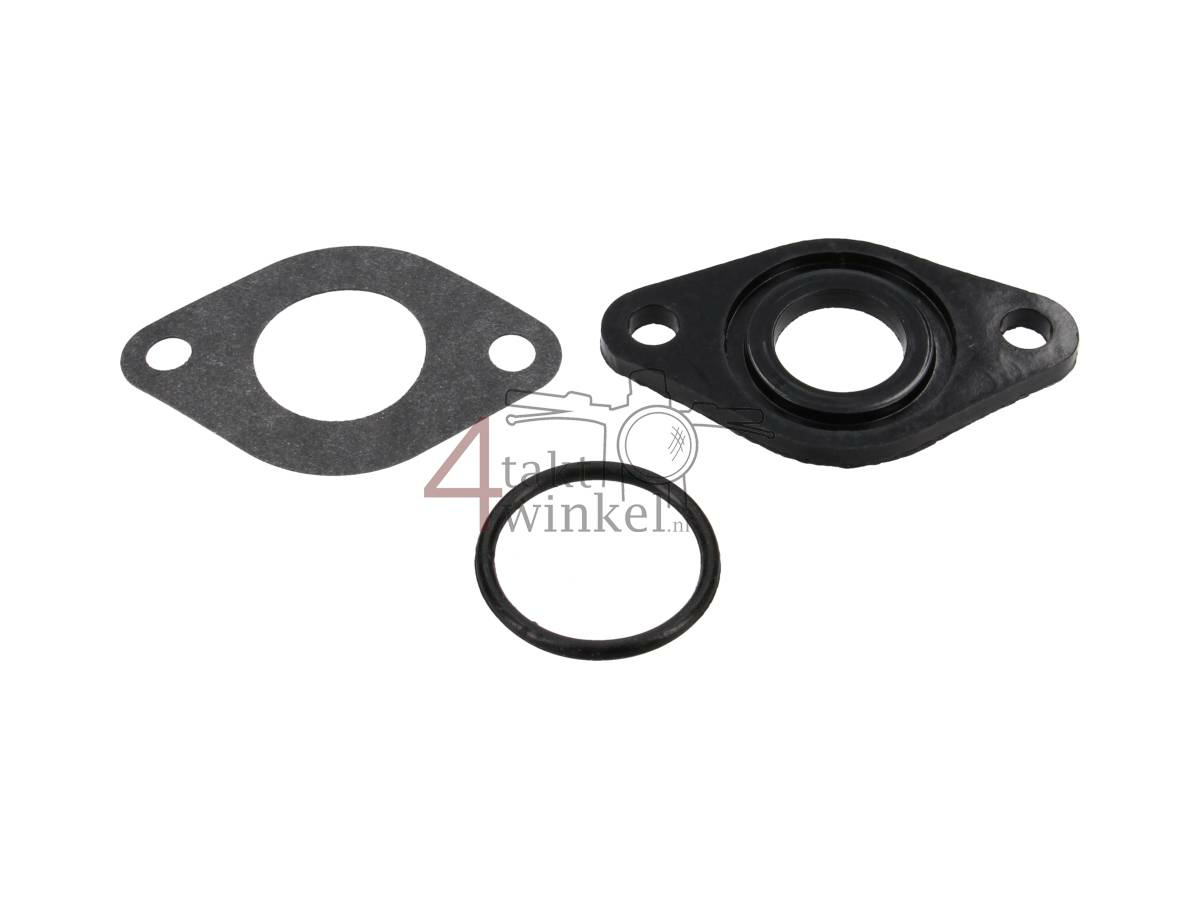 Isolateur 16mm, bride large, avec joint torique