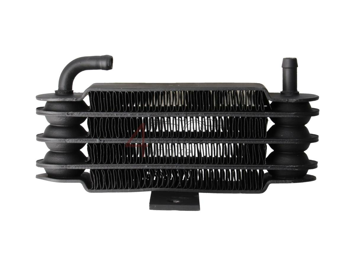 Radiateur d&#039;huile, 4 rangs, raccord tuyau, noir