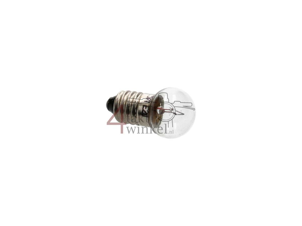 Ampoule &agrave; visser E10, simple, 12 volts, 7,5 watts