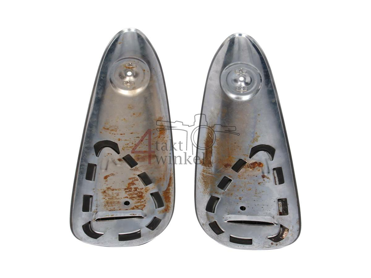 Jeu de protections de r&eacute;servoir, chrome, C320s, origine Honda, produit d&#039;occasion