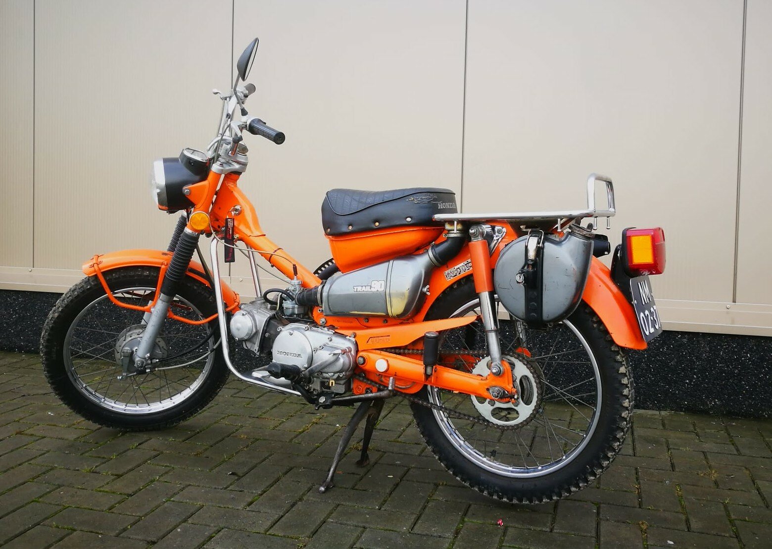 Honda CT90 K4, oranje, 2963 miles