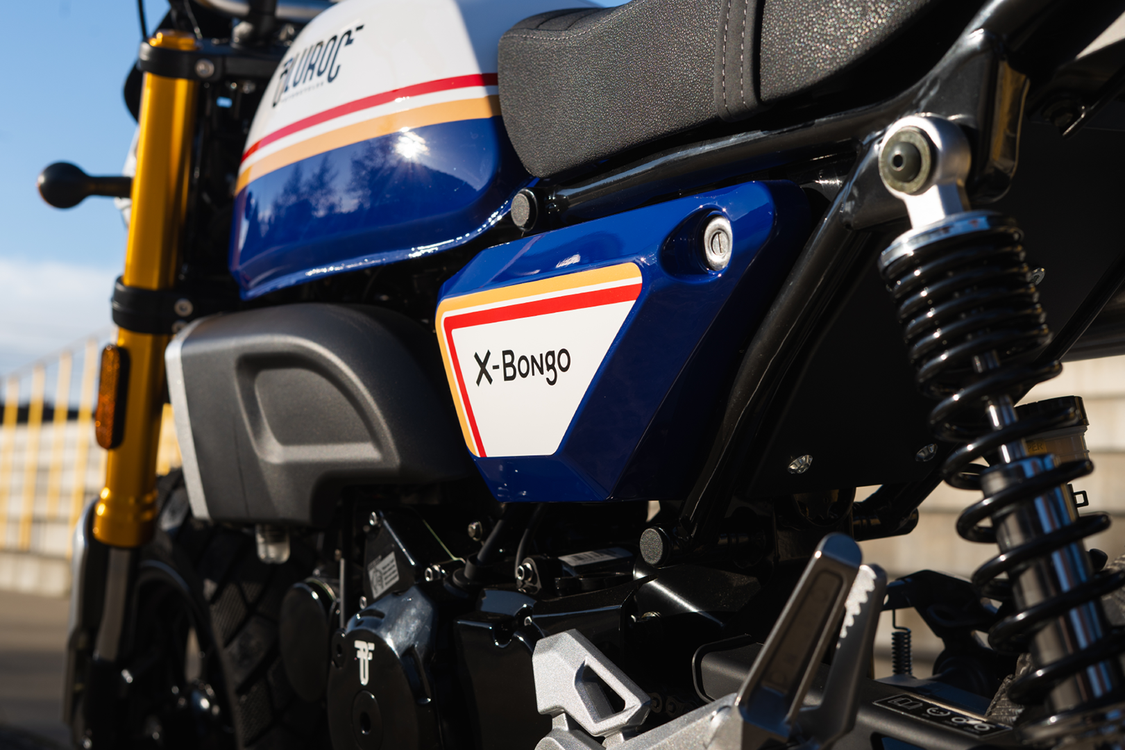 Bluroc X-Bongo EFI, 125cc, Euro 5, Bleu strike racing