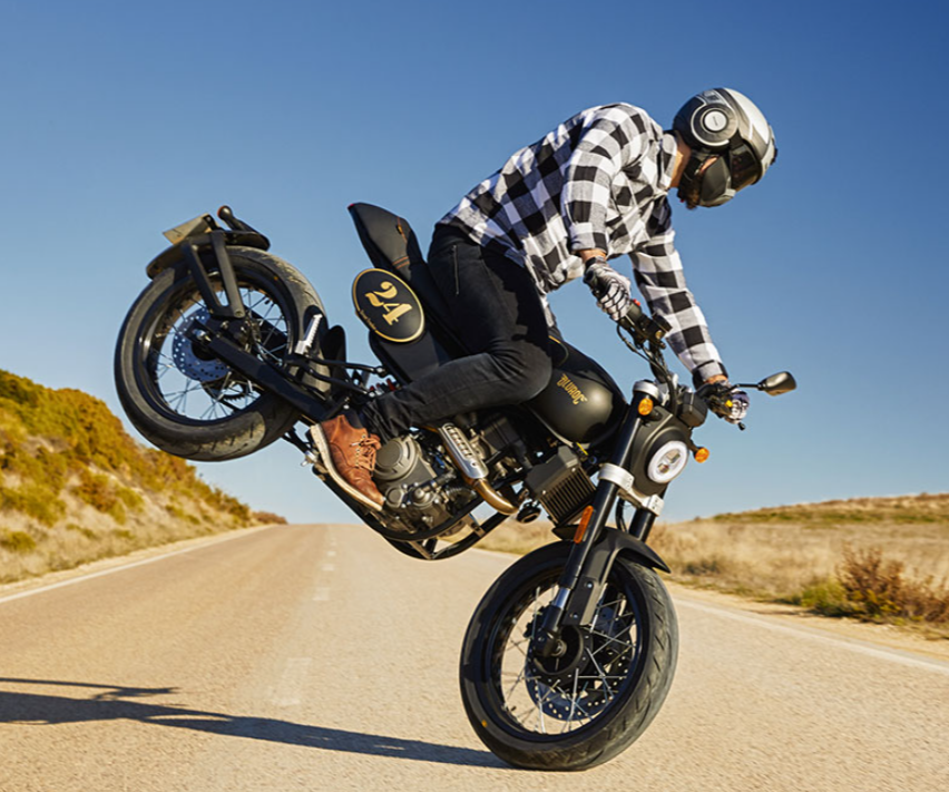 Bluroc Tracker 125cc, euro 5, Gold-Black