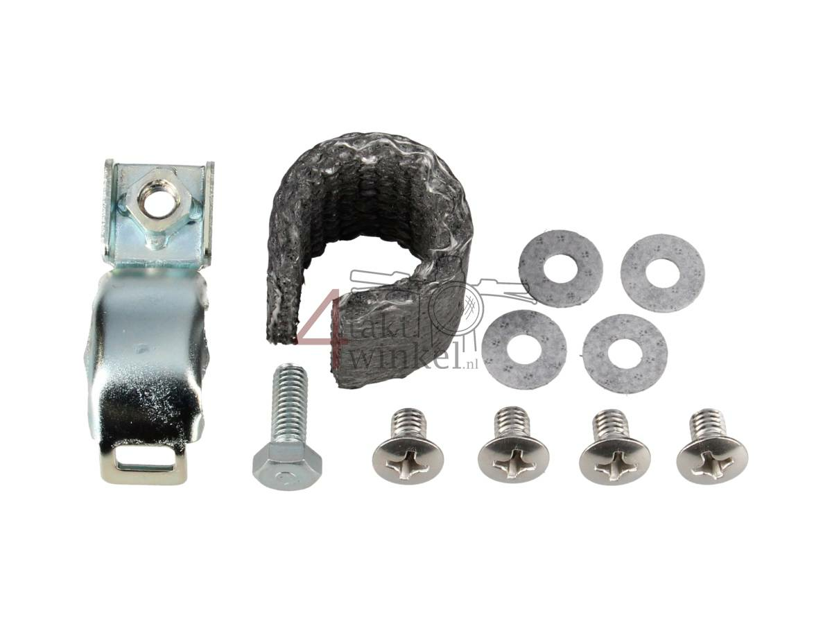 Pot d'&eacute;chappement standard, convient pour SS50, avec &eacute;cran thermique et accessoires