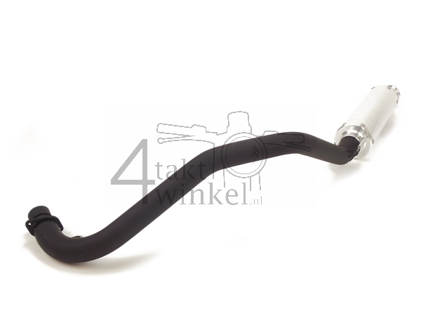 Pot d'&eacute;chappement sportif, dessous, NHRC, aluminium, euro-4