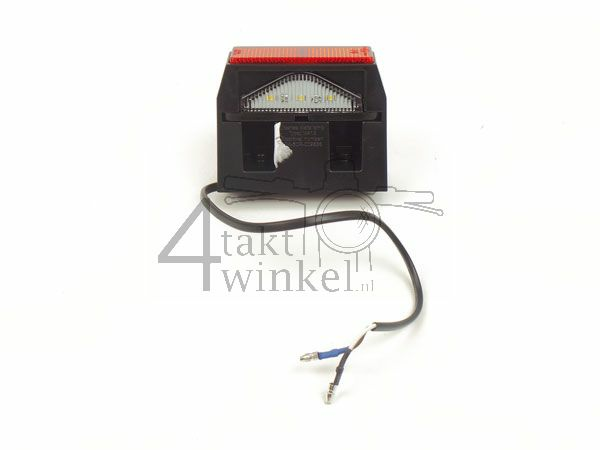 &Eacute;clairage de plaque d'immatriculation &agrave; LED, avec r&eacute;flecteur, universel