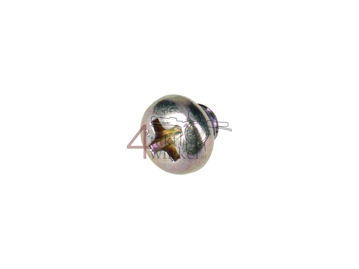 Screw, pan, 5x4, OEM Honda