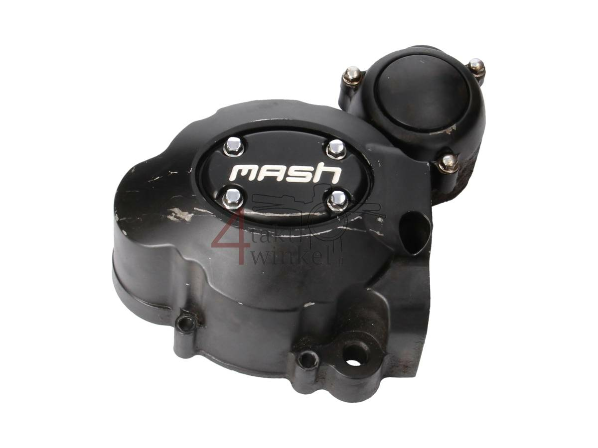 Carter, c&ocirc;t&eacute; allumage, noir, cylindre vertical moteur, Mash, produit d'occasion