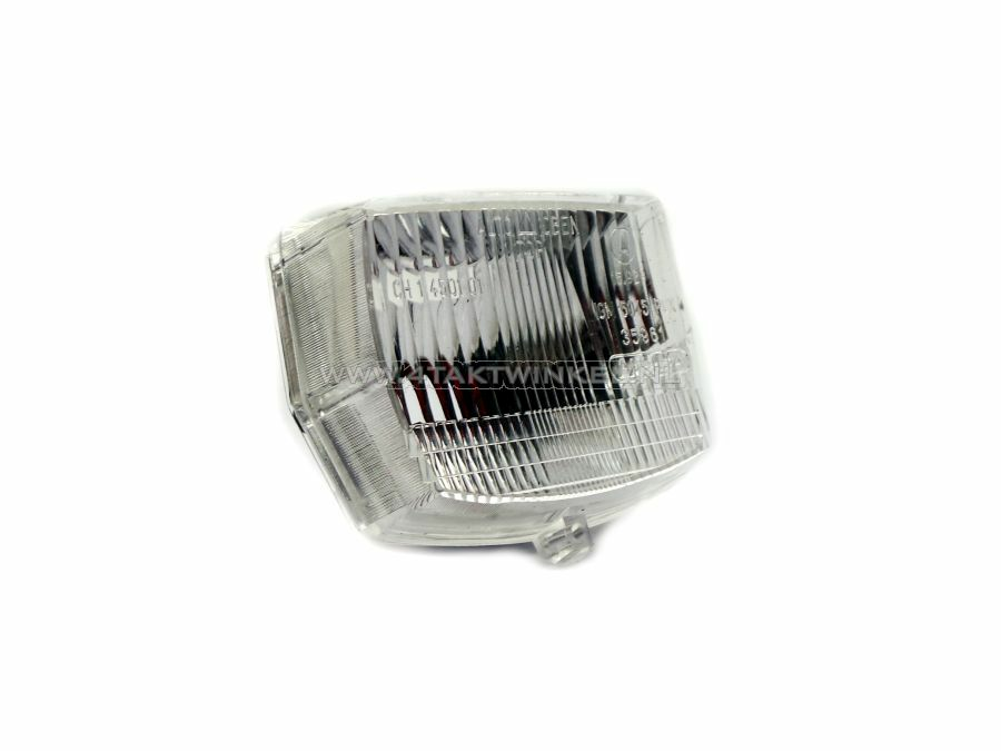 Optique de phare Novio, Amigo, fixation &agrave; vis, d'origine Honda, NOS