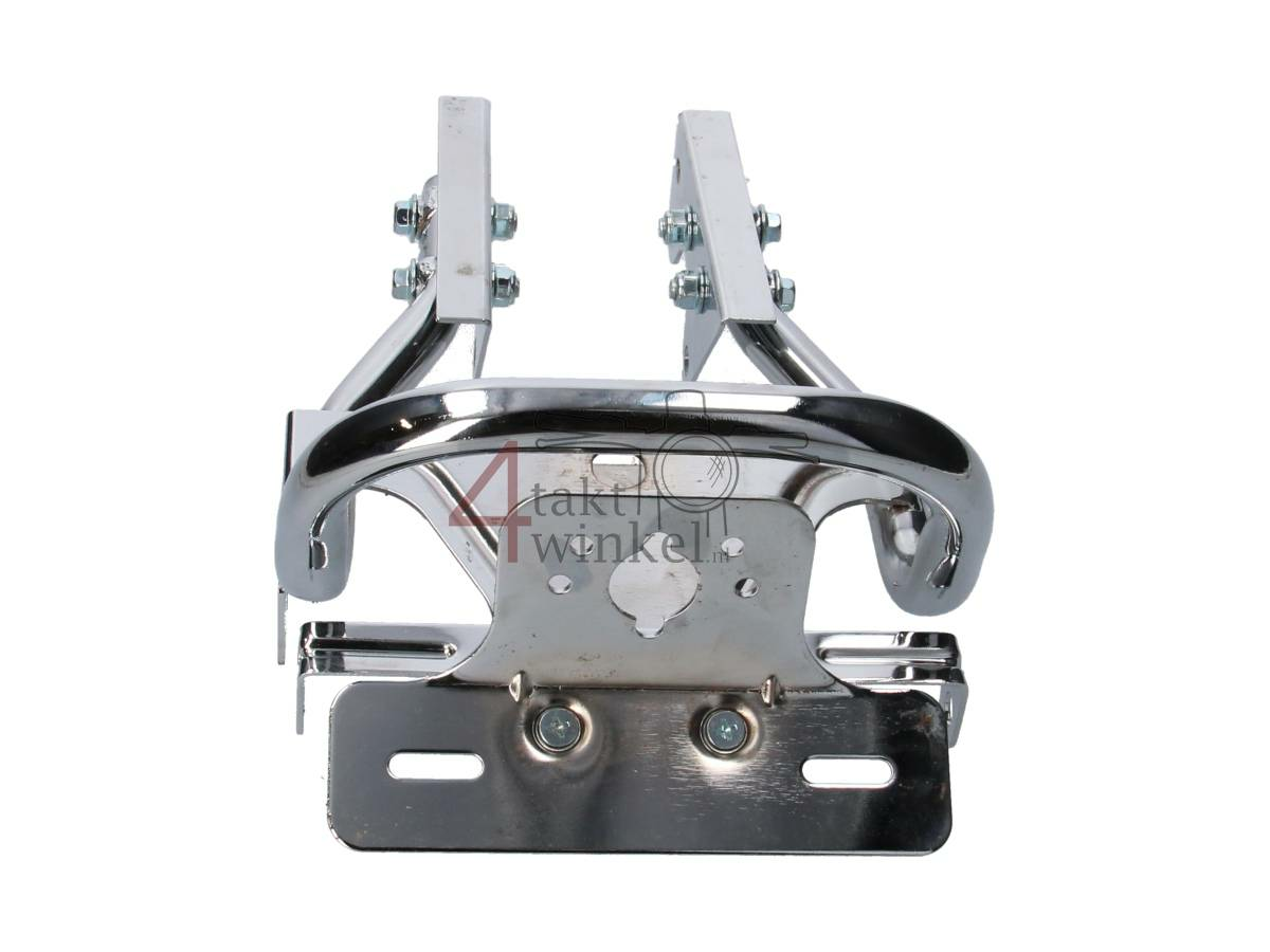 Porte bagage Monkey barre de maintien, avec support de lampe, chrome, produit de 2&egrave;me chance