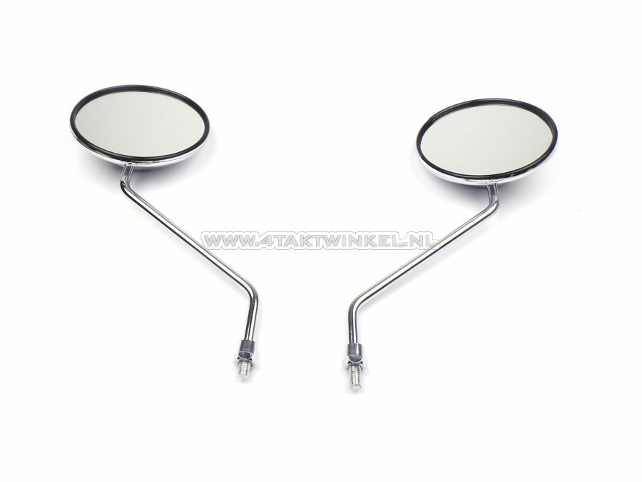 Jeu de r&eacute;troviseurs, Skyteam, Zhenhua, gauche et droit chrom&eacute;