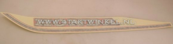 Autocollant C50 NT r&eacute;servoir rouge gauche, d'origine Honda NOS