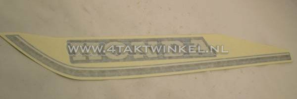 Autocollant C50 NT r&eacute;servoir bleu gauche, d'origine Honda