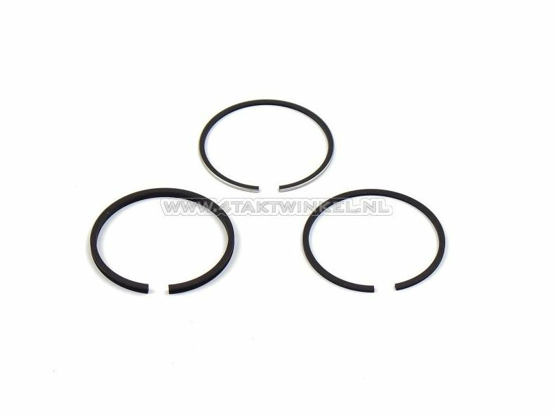 Segments de piston 50cc OT 6v 40.00mm 4&egrave;me surdimensionn&eacute;, NOS, d'origine Honda