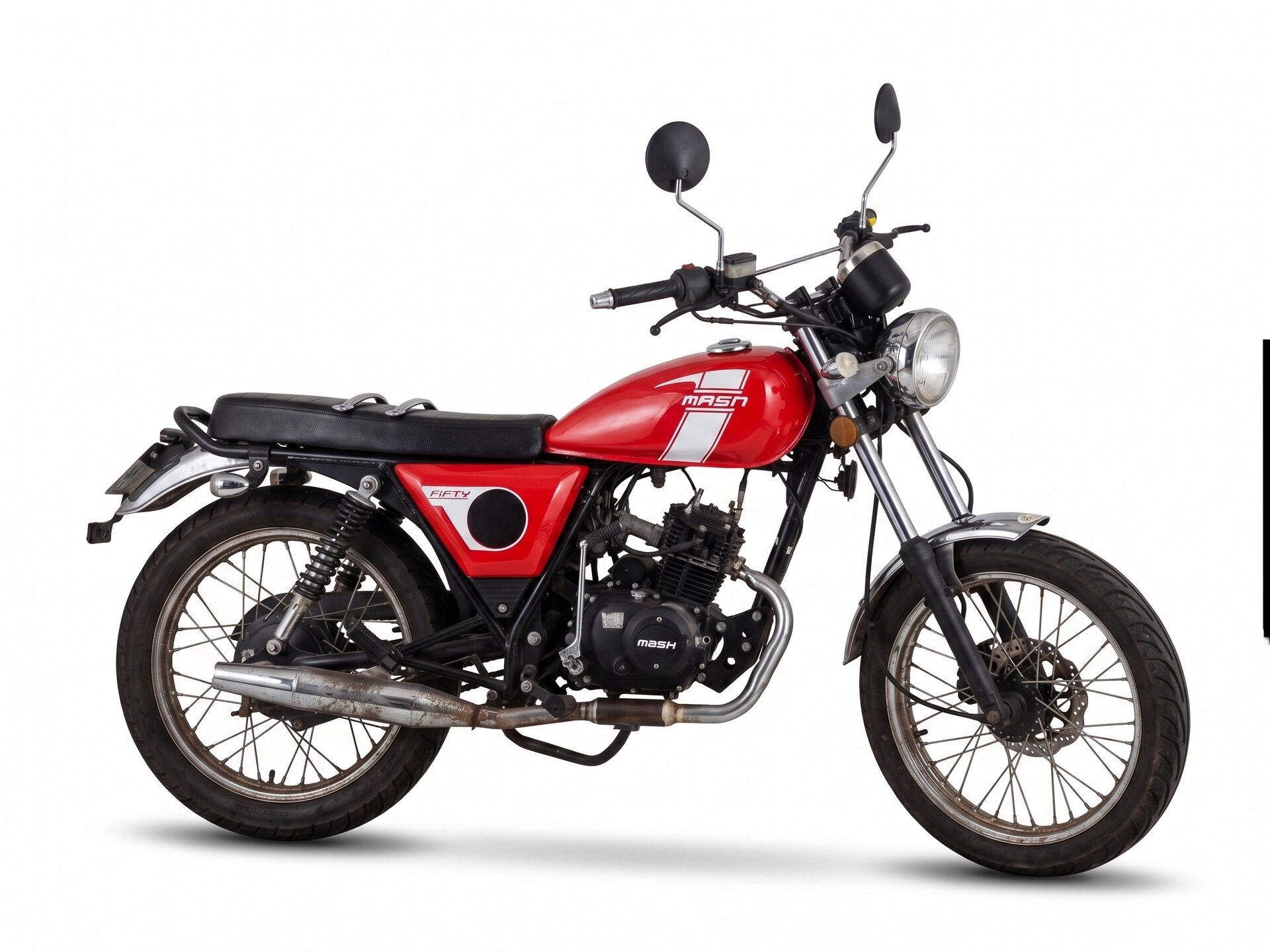 Mash Fifty, 50cc, Rouge Euro 4, cyclo / mobylette &agrave; restaurer (projet)