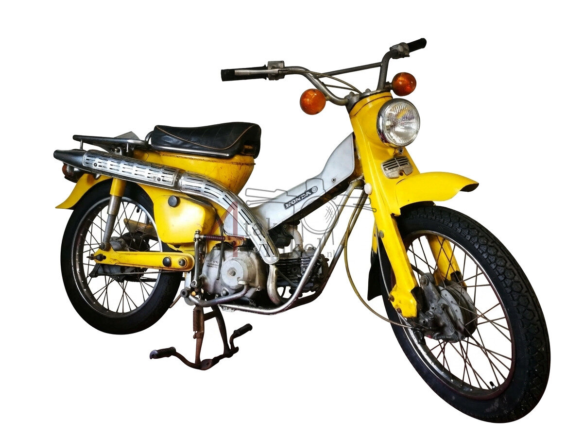 Honda CT50, Hunter Cub, jaune, 13504km