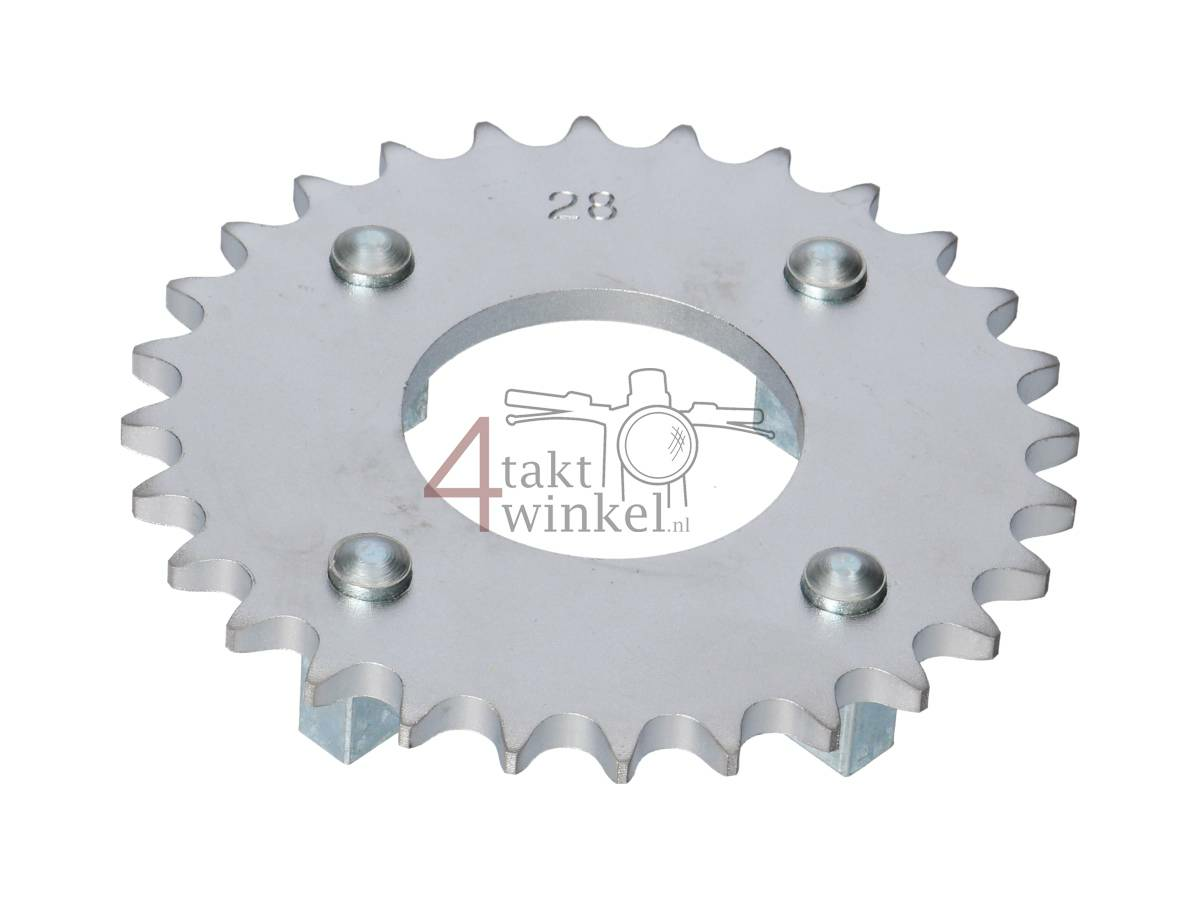 Couronne arri&egrave;re 28, convient pour SS50, CB50, CY50, Dax, Argent