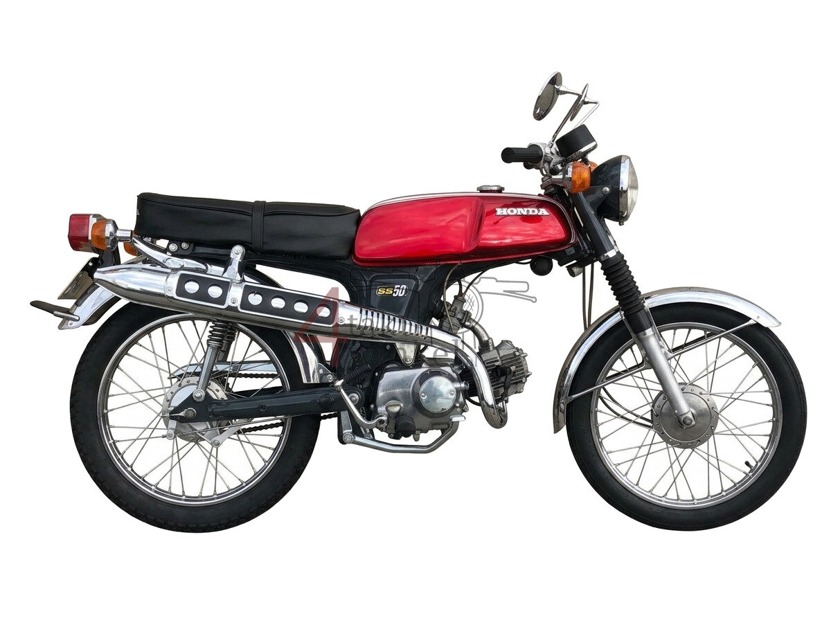 Honda SS50 K1 &ndash; Enti&egrave;rement restaur&eacute;e, avec carte grise (Immatriculation NL)