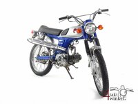 VENDU ! Honda CL50, Scrambler, Blue, 8163km, with papers