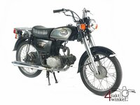 VENDU ! Honda CD90, black, 8597km