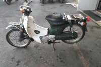Honda C50 K1, green, 30064km
