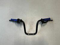 Guidon aluminium avec barre 210mm haut noir produit utilisé